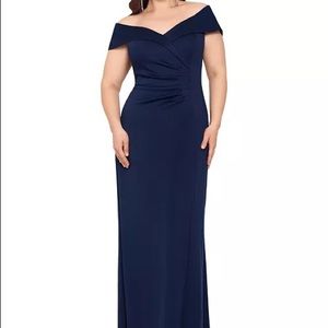 Xscape Off The Shoulder Gown- NWT